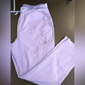 Figs Women's Scrub Pants in Lavender Dew